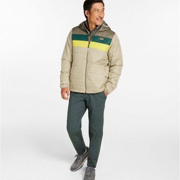 LL Bean Mountain Classic Hooded Puffer Jacket Colorblock Mens Sz: Medium NWT - Picture 6 of 10